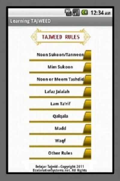 Learning Tajweed - Preview 2