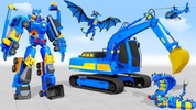 Snow Excavator Robot Car Games screenshot 6