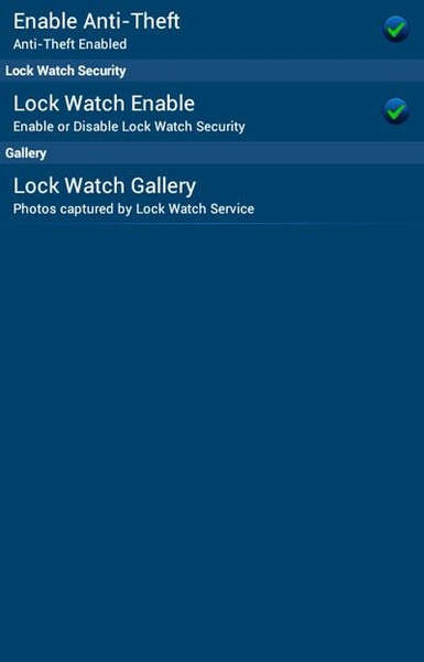 eScan Tablet Security - Preview 2