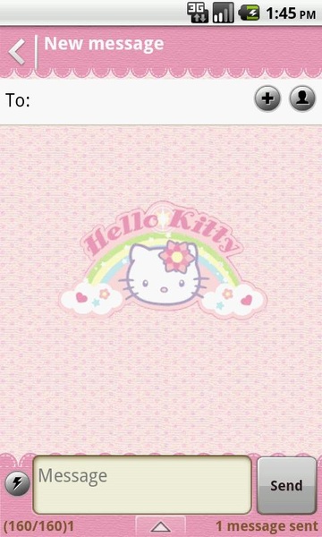 Handcent SMS Skin(Hello Kitty) - Preview 4