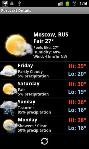 MIUI Digital Weather Clock - Preview 3