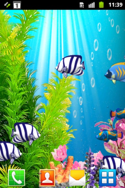 Blue Aquarium Wallpaper - Preview 6