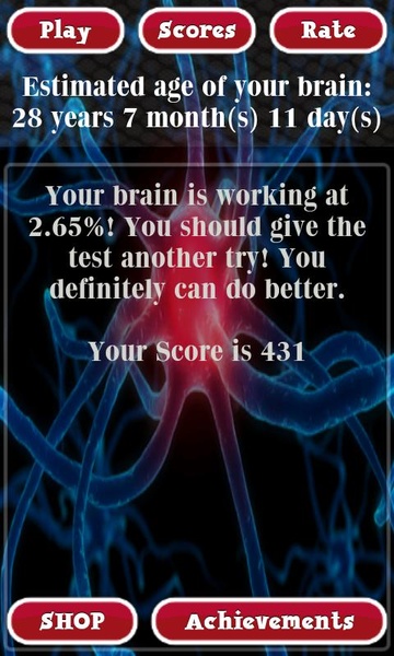 Brain Age Test Free - Preview 3