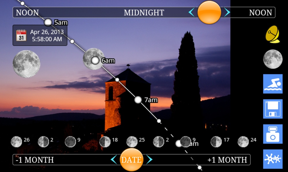 MoonTrajectory.net - Preview 3