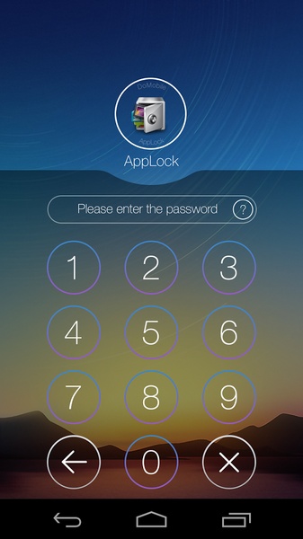 AppLock Theme Sky - Preview 2