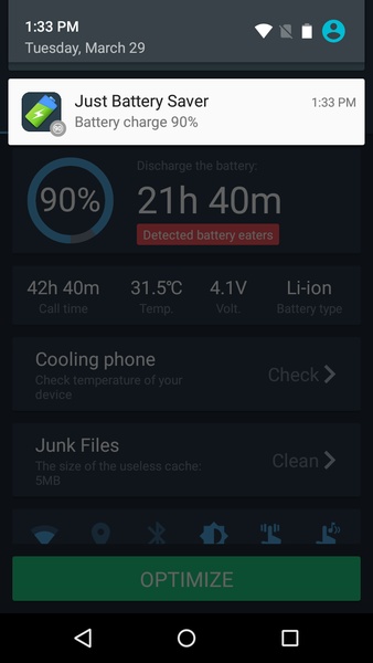 Just Battery Saver - Preview 1