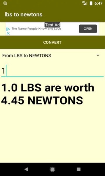 lbs to newtons converter - Preview 4