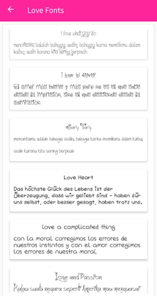 Love Fonts - Preview 2