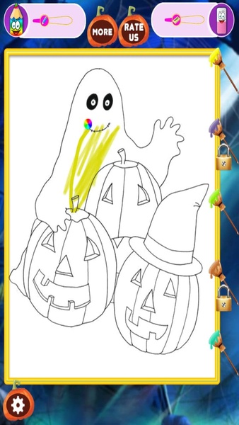 Halloween Coloring Book - Preview 7