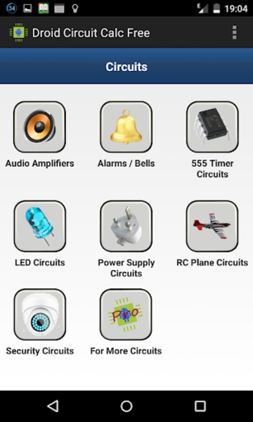 Droid Circuit Calc Free - Preview 2