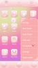 Pink girl GO Launcher Theme screenshot 3