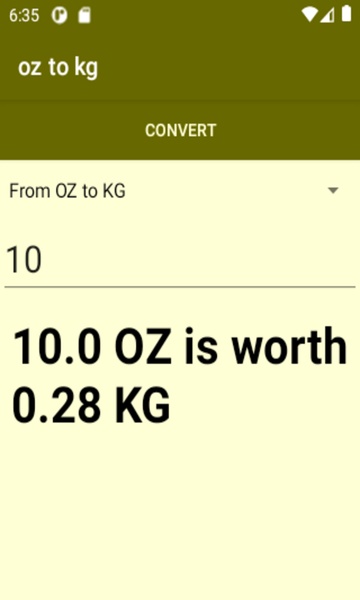 oz to kg converter - Preview 4