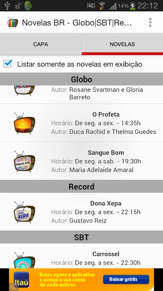 Novelas BR - Globo|SBT|Record - Preview 6