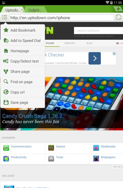 Dolphin Browser Mini - Preview 2