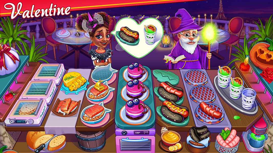 Halloween Street Food Shop Restaurant Game - Preview 1