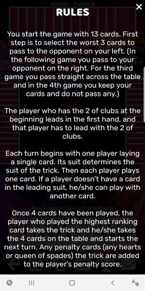 Play Hearts Card Game - Preview 10