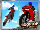Crazy Rooftop Bike Stunts 3D screenshot 8