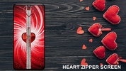 Heart zipper lock screen screenshot 8