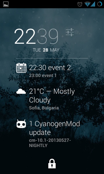 DashClock Agenda - Preview 3