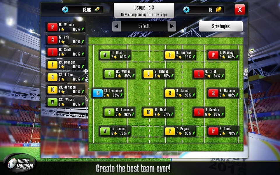 Rugby Manager - Preview 5