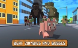 Blocky City Pig Simulator 3D screenshot 2