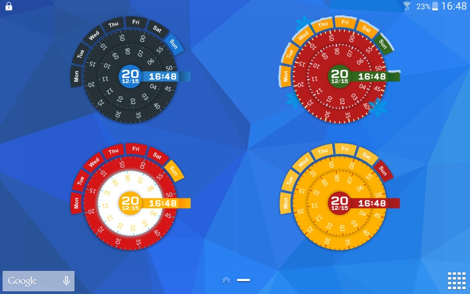 Transparent Clock - Preview 2