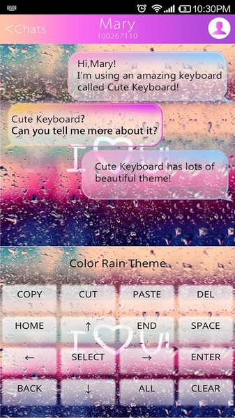 Color Rain Keyboard - Preview 3