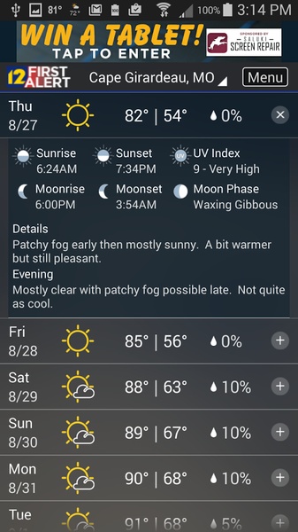 KFVSweather - Preview 2