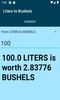Liters to Bushels converter screenshot 4