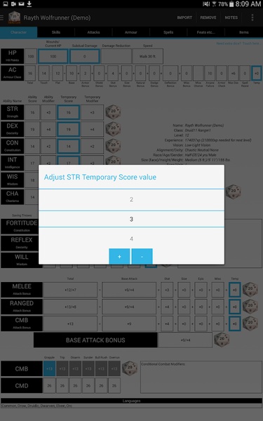Hero Lab Character Sheet Lite - Preview 15