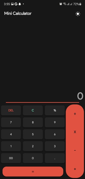 Mini Calculator - Preview 3