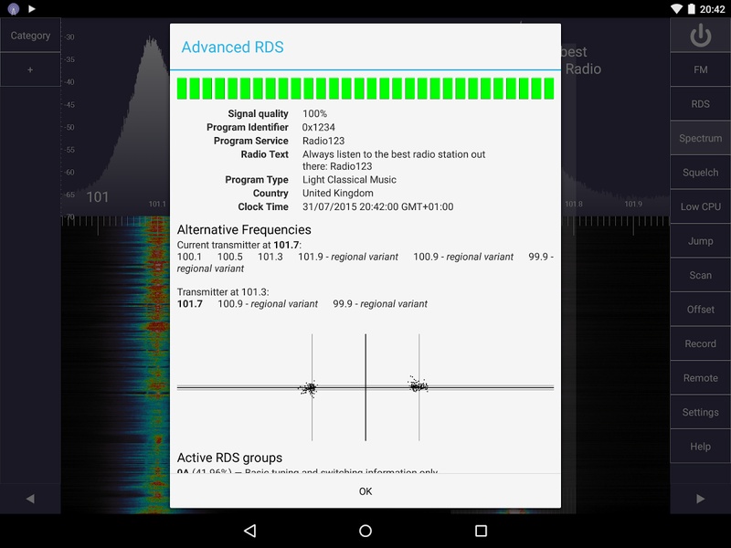 SDRTouch - Preview 2