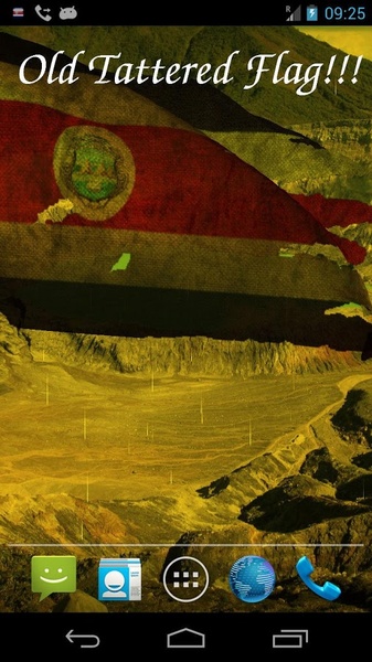3D Costa Rica Flag LWP - Preview 1