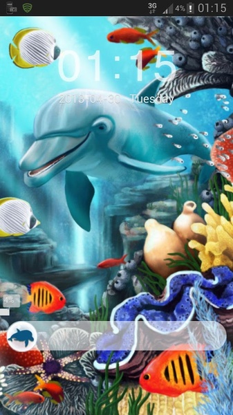 GO Locker Theme water fish - Preview 5