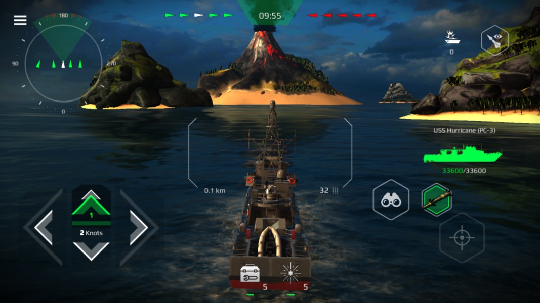 Jogo de Navio Para Celular MODERN WARSHIPS: Batalha naval on-line Android  ios Gameplay 