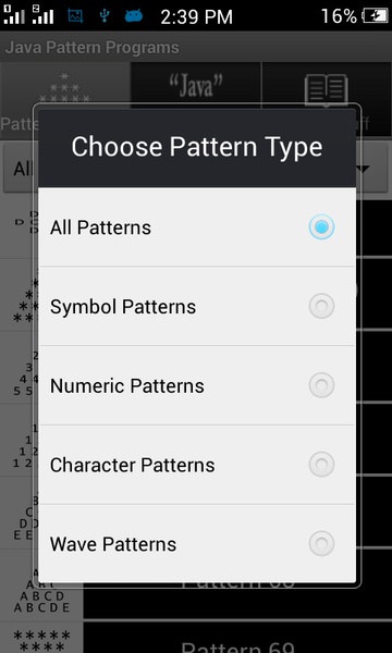 Java Pattern Programs Free - Preview 6