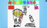 Ketchup And Mustard Coloring Station screenshot 1