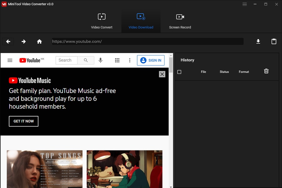 Бесплатный конвертер видео MiniTool Video Converter Free - скачать и конвертировать видео без потери качества