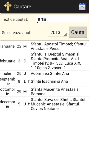 Calendar Ortodox - Preview 1