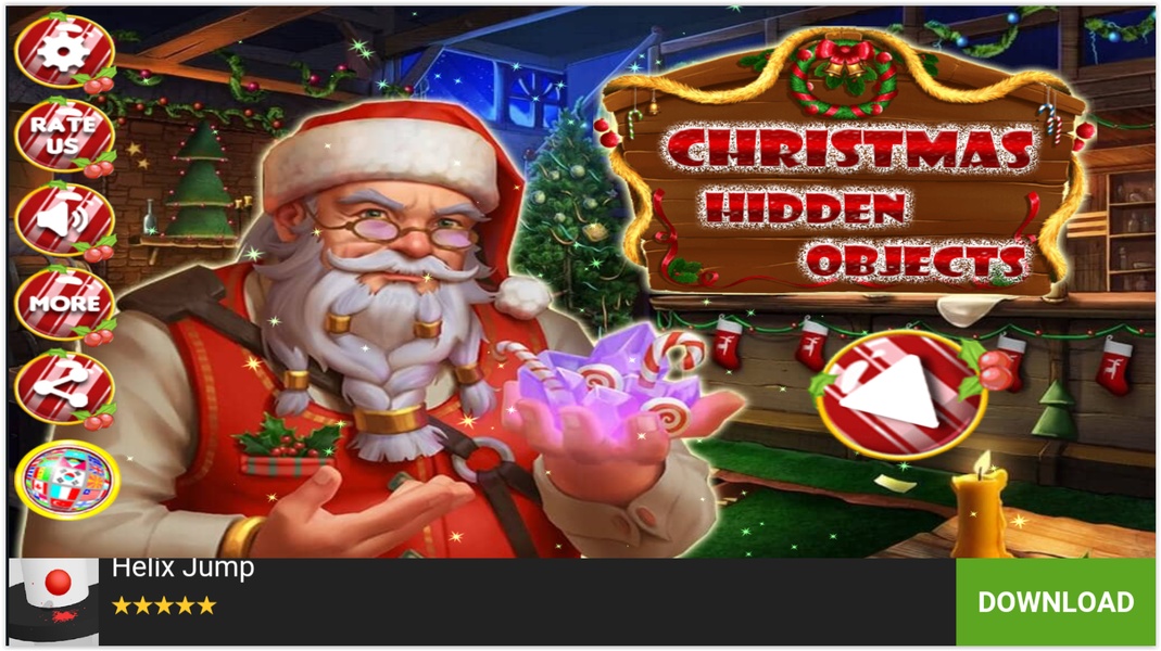 Hidden Objects Christmas Magic 2018 Holiday Puzzle - Preview 4