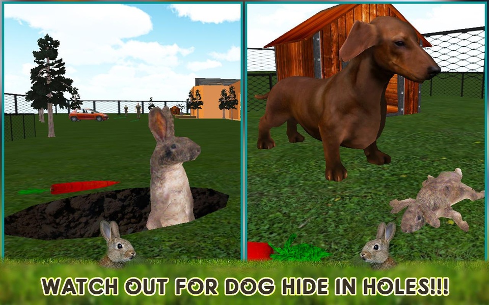 Pet Rabbit Vs Stray Dog 3D - Preview 10
