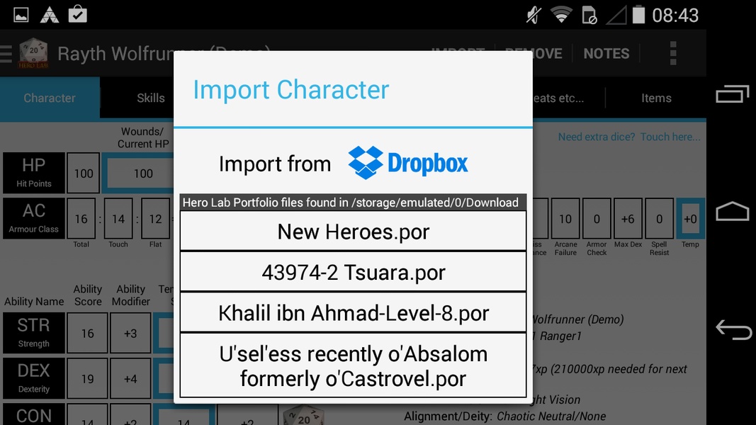 Hero Lab Character Sheet Lite - Preview 17