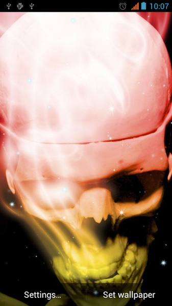 Smoking Skull Live Wallpaper - Preview 7