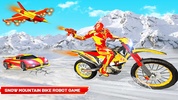 Snow Bike Transform Robot Game screenshot 4