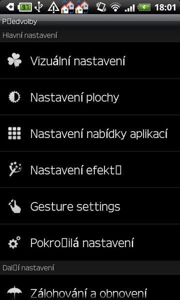Czech package for GO Launcher EX - Preview 1