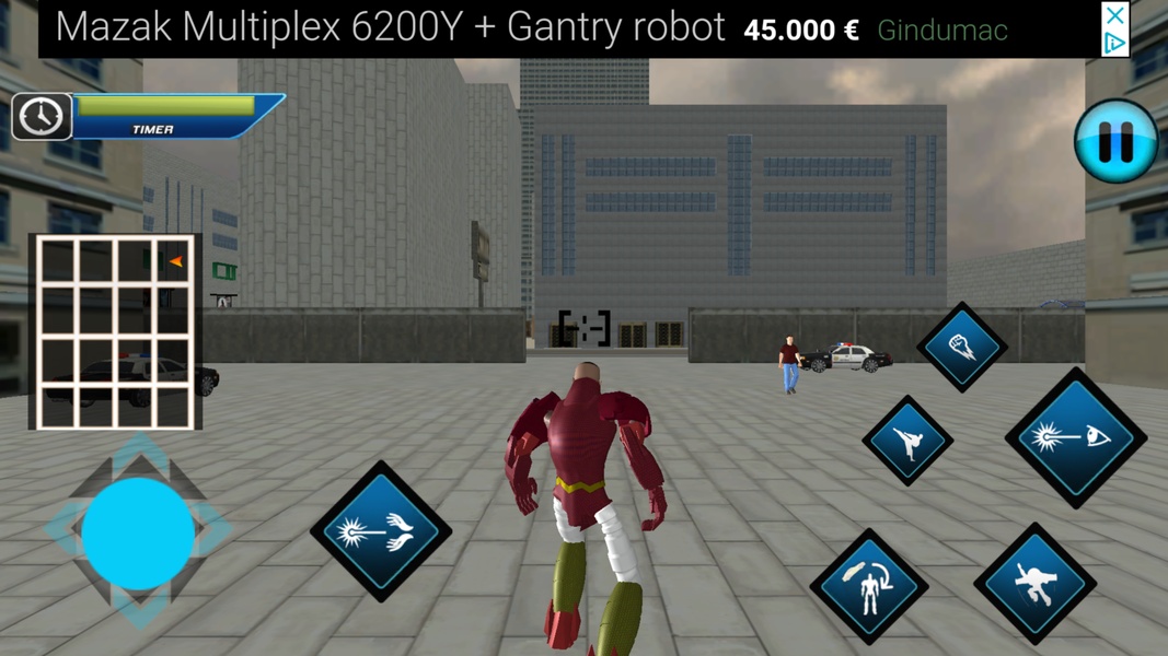 Flying Superhero Laser Robot - Preview 4