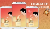 Cigarette Smoke Lock Screen screenshot 1