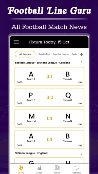 Football Line Guru - Football Live Scores and News - Preview 4