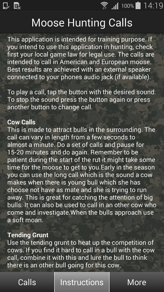 Moose Hunting Calls - Preview 1