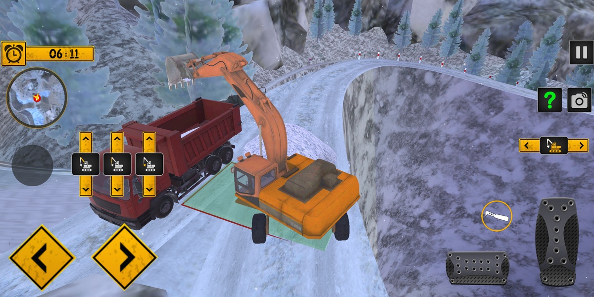 Offroad Snow Excavator Simulator - Preview 1